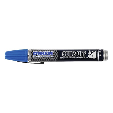 Dykem Ink Industrial Marker, Blue, Bullet 44938