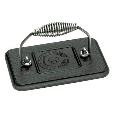 Lodge 6.75 x 4.5 Inch Cast Iron Grill Press, 6PK LGP3