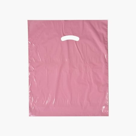 Nashville Wraps Dusty Rose Super Gloss 12x15 Plastic Bags, 1.25 mil, 1000PK SG1DR
