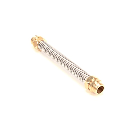 Lbc Bakery Equipment Flex Hose, Gas Supply, Stainless Steel, LRO 70101-103