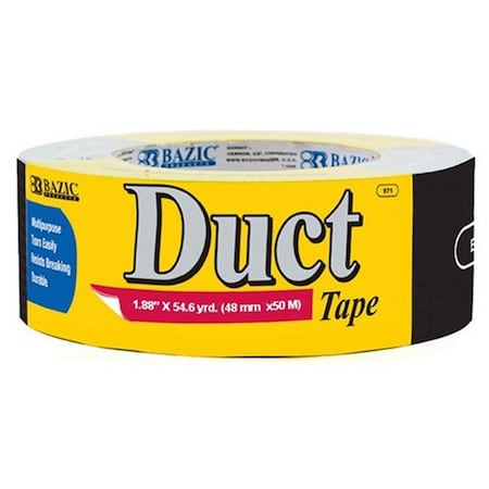 Bazic Products Bazic   1.88 X 60 Yards Black Duct Tape, 12PK 971