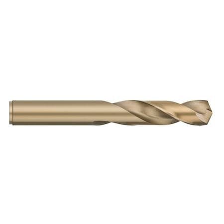 Titan Usa Titan USA CD32610 Stub Length Drill Bit, #10 Dia, 135 deg, Cobalt, Gold Oxide, 12 PK CD32610