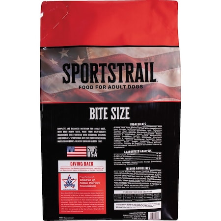 Sportstrail 50 Lb. Meat Flavor Bite Size Adult Dry Dog Food 348125