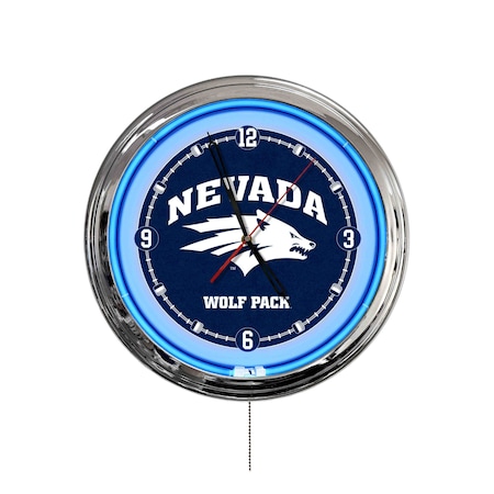 Holland Bar Stool University of Nevada 16 LED Wall Clock ClkL16