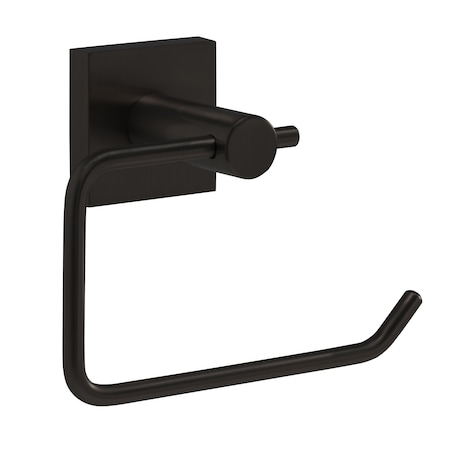 Geo 4-1/8" x 5-7/8" Modern European Style Paper Holder Matte Black Finish GBA-EMEPH-MB