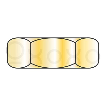 Oxoxo 10-32 MS35650 Military Fine Thread Hex Machine Screw Nuts Cadmium, 1000PK 257439