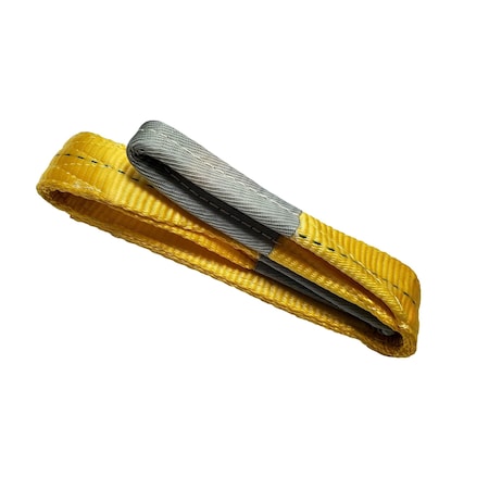 Tie 4 Safe 2'' x 6ft 2 Ply Polyester Flat Eye Lifting Sling Strap Web Sling EES102-6-1