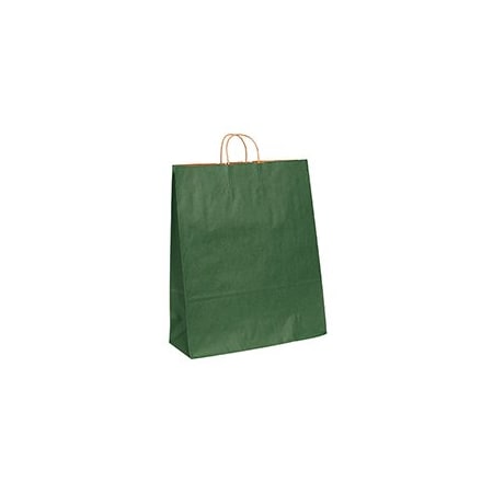 Bubblefast 200-16 x 6 x 19 1/4'' Green Tinted Shopping Bags, 200PK BFBGS1119G