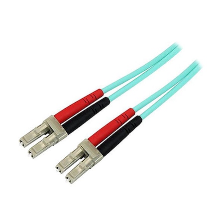Dynamicfunction 1m Aqua OM4 Duplex Multimode Fiber Optic Cable DY329440