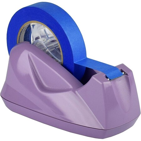 Acrimet Tape Dispenser, 1 in, 3 in Tape Core Dia., Plastic, Stainless Steel, Purple 271.LO