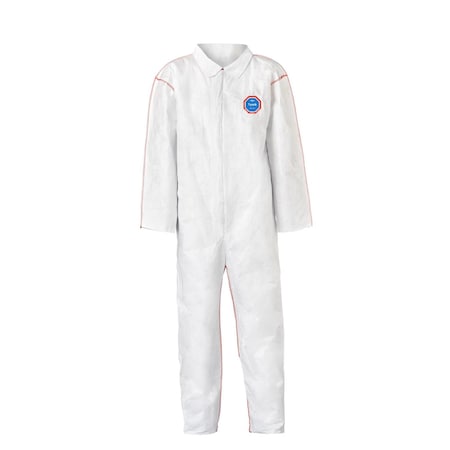 Dupont Tyvek, coverall, SFR, PPE, protection, flame-resistant, 29 1/2 in Inseam, Tyvek(R), Zipper ST120SWHXL002500