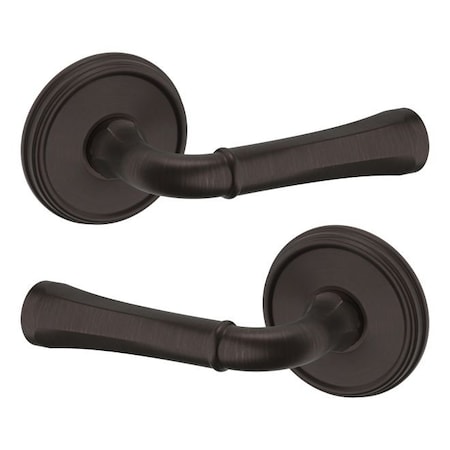 Baldwin Baldwin Preconfigured 5113 Lever with 5078 Rose Passage Lock with 2-3/8in Backset and Full Lip 5113112PASS