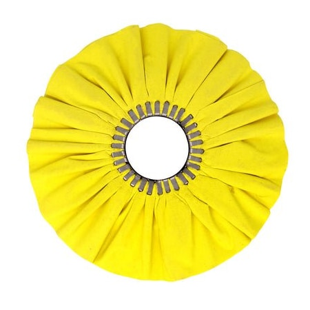 Renegade Products Usa 10 Inch, Yellow, No Center Plate Case Pack Airway Buffing Wheels, Bulk Deal, 5PK FAW10NCPYTX5PAK