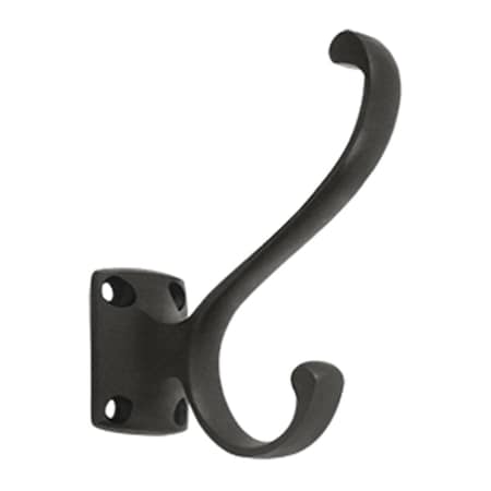 Rickis Rugs Heavy Duty Coat and amp; Hat Hook, Oil Rubbed Bronze - Solid RI134470