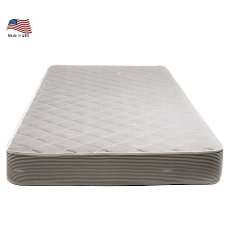 Mytee Products Mobile Luxury Mattress 6.5in Gray, Pinstripe, Quilted Both Sides 32inW x 79in Long Matt-MM3279
