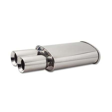 Vibrant 1047 3 In. Oval Exhaust Muffler V32-1047
