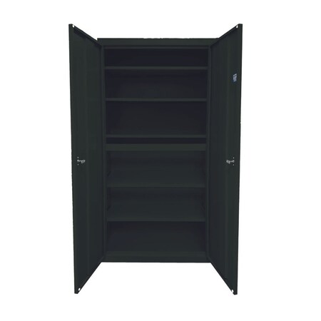 Steel Cabinets Usa Storage Cabinet, 78 in H, 36 in W, Hunter Green, 5 Shelves UA-361878-5-HG