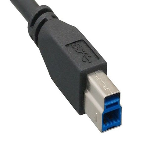 Sanoxy 6ft USB 3.0 A Male to B Male Cable, Black SNX-CBL-LDR-U3102-1106