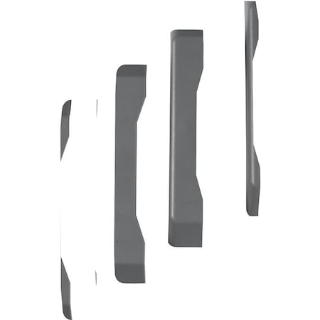 Gladiator Channel End Cap, ABS, Charcoal, For: GearTrack Channels GAACGE4PPM