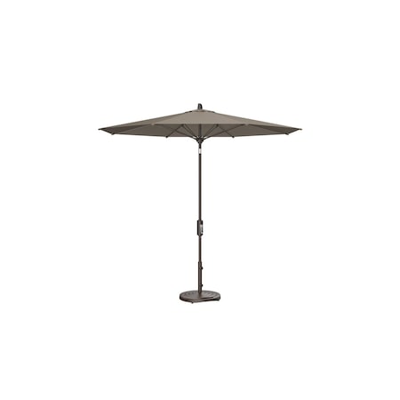 Treasure Garden 9 ft Patio Umbella, aluminum, fiberglass ribs, outdoor, Cast Ash UM840-00 40428 Cast Ash