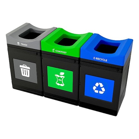 Commercial Zone Products Waste Receptacle Center 787301MSA