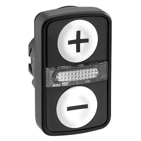 Schneider Electric Illuminated Multi-Head Operator, 22 mm, Rectangular ZB5AW7A1715