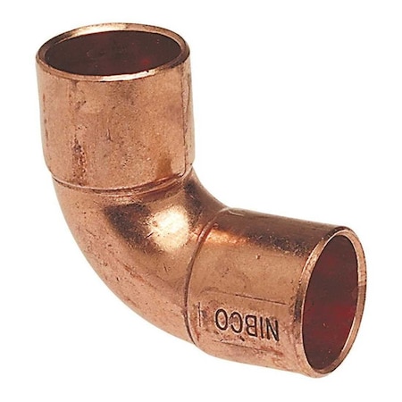 Nibco 5/8 in. Copper Fitting Cup x Cup 90 Degree Intermediate Radius Elbow Fitting I607I58
