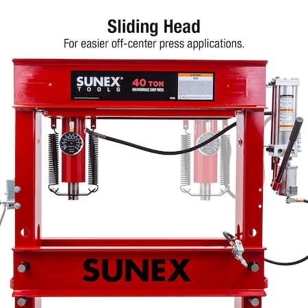 Sunex 40 Ton Air/Hydraulic Shop Press 5740AH