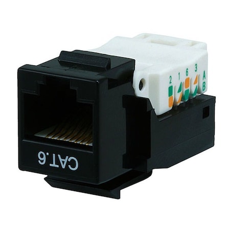 Monoprice Datacom Jack, Cat6, Tooless, Black 1039