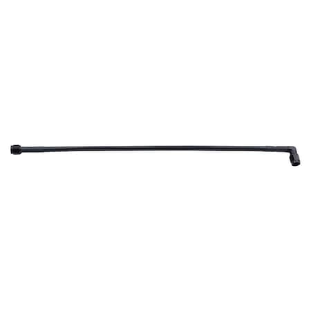 Powerhouse 15 in. 90 deg -3 AN No. 3 Black Coated Braided Line PO3625678
