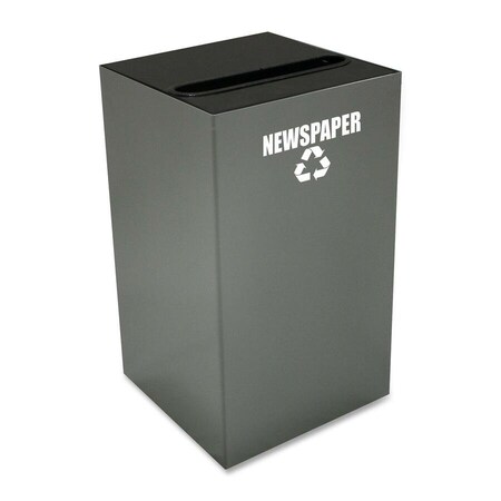 Witt Industries 28 gal Square Slate, Metal 28GC02-SL