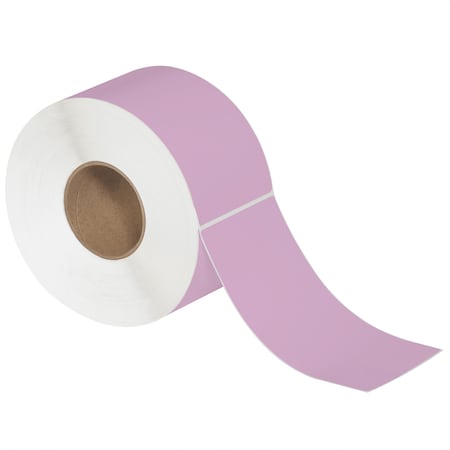 Tape Logic 4 x 8in Pink Thermal Transfer Labels THL141PK