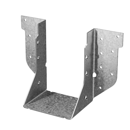 Simpson Strong-Tie HHUS Joist Hanger, 5-3/16 in H, 3-5/8 in W, 4 x 6 in, Galvanized, Face Mounting HHUS46