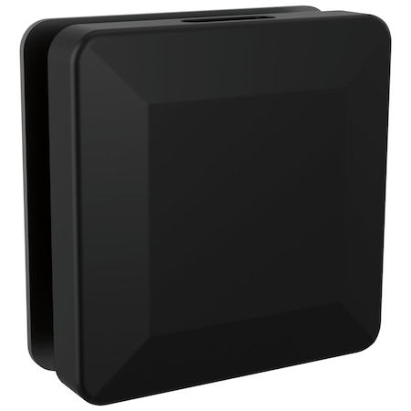 Delta Universal Showering Components Square Steam Head In Matte Black RP103306BL