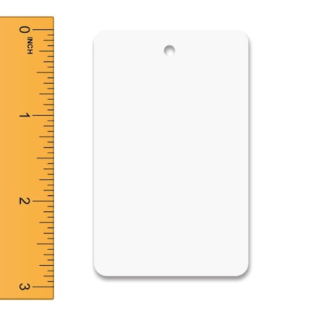 Specialty Store Services White Unstrung Tags, 1 3/4 In. W X 2 7/8 In. H 5901