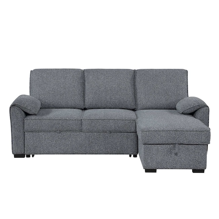 Global Furniture Usa Contemporary U0808 Dark Grey Reversible Sofa Bed U0808-DARK GREY-REVERSIBLE SOFA BED