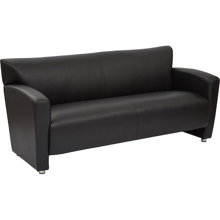Office Star Sofa, 29" x 33-1/4", Upholstery Color: Black SL2913S-U6