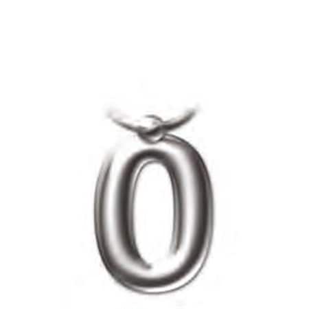 That Company Called If Solid Metal Initial Keyring - O 2215