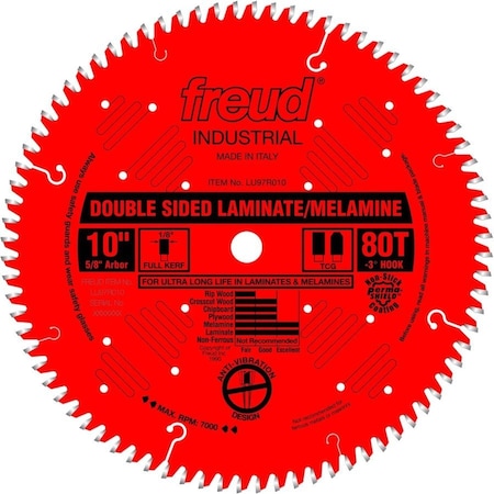 Freud Double Sided Laminate/Melamine Blade, 10 LU97R010