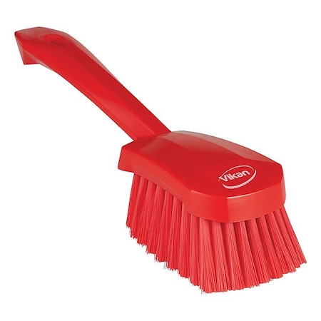 Vikan Hand Brush, Red Bristle, Soft 41984