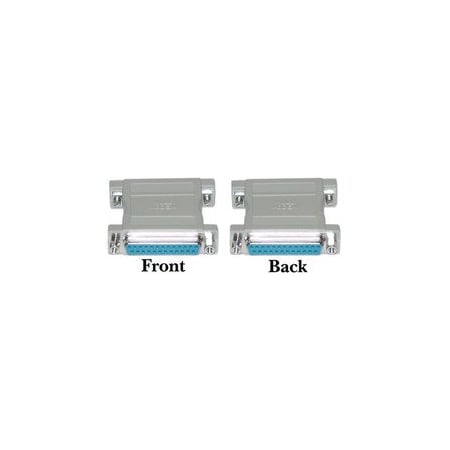 Cable Wholesale Null Modem Adapter, DB25 Female to DB25, Female 30D3-38400