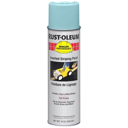 Rust-Oleum Inverted Striping Paint, 20 oz, Blue, Solvent -Based 2326838