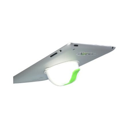 Palladium Safety Solutions Dba Isucker iSucker Tablet PC Holder - White, Green IS-9001-WT-GN