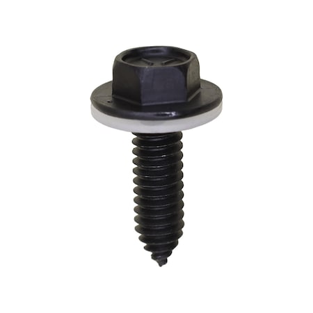 Auveco Mirror Mounting Screw Phosphate with Nylon Wash, 25PK 13231