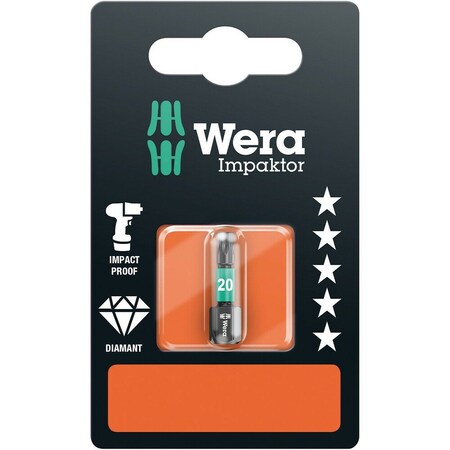 Wera 867/1 IMP DC SB Impaktor bits, TX 20 x 25 mm 5073924001