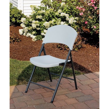 Lifetime White Granite Light Folding Chair 2810