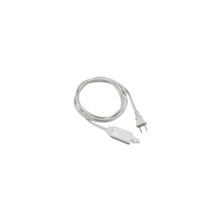 Master Electrician Extension Cord, 16/2 SPT-2 White Polarized Cube Tap, 12-Ft. 09413ME