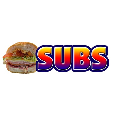 Signmission Subs, 12 Inch, Decal D-Subs