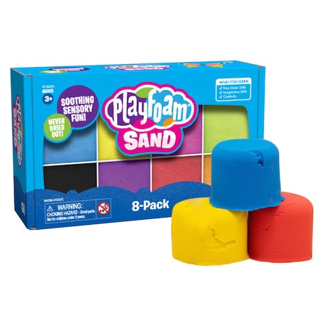 Educational Insights Playfoam Sand, 8-Color Set 2230