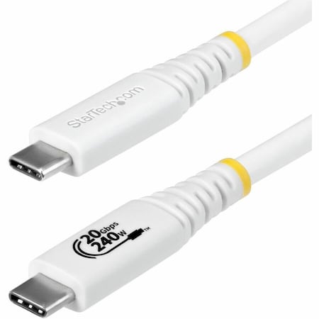 Startech.Com 6FT/1.8M USB-IF CERTIFIED USB4 CABLE SUPPORTS 20GBPS; DISPLAYPORT 2.1 VIDEO W/ D CC6FT20GUSB4TPW
